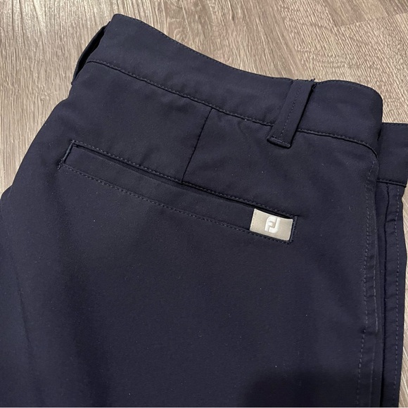 Footjoy Men’s Performance Tapered Fit (Euro) Golf Trousers Pants - Navy 32x32 - Picture 4 of 7